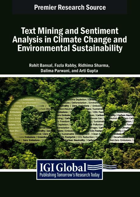 Produktbild: Text Mining and Sentiment Analysis in Climate Change and Environmental Sustainability