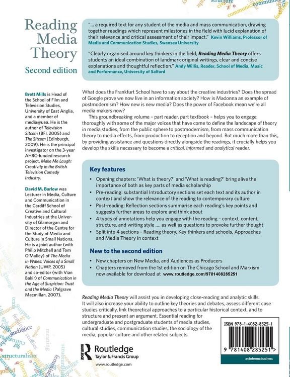 Produktbild: Reading Media Theory