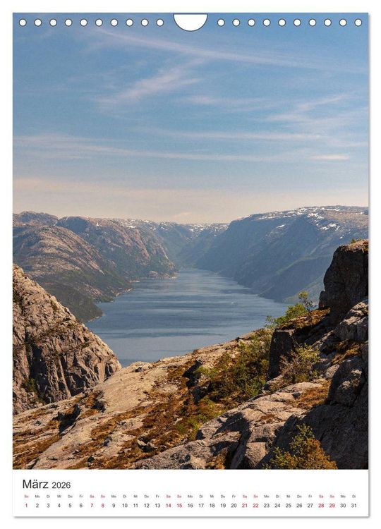 Produktbild: Norwegen - Perle des Nordens (Wandkalender 2026 DIN A4 hoch), CALVENDO Monatskalender