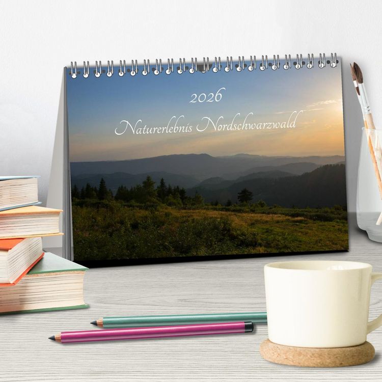 Produktbild: Naturerlebnis Nordschwarzwald (Tischkalender 2026 DIN A5 quer), CALVENDO Monatskalender