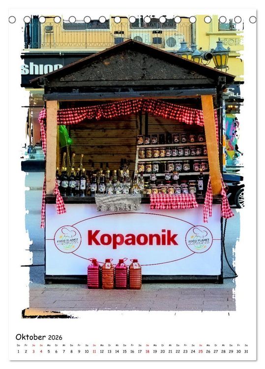 Produktbild: Novi Sad entdecken (Tischkalender 2026 DIN A5 hoch), CALVENDO Monatskalender