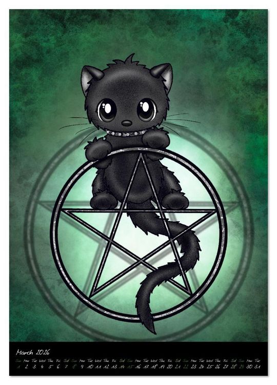 "Gothic Fantasy Animals (Wall Calendar 2026 DIN A3 portrait), CALVENDO