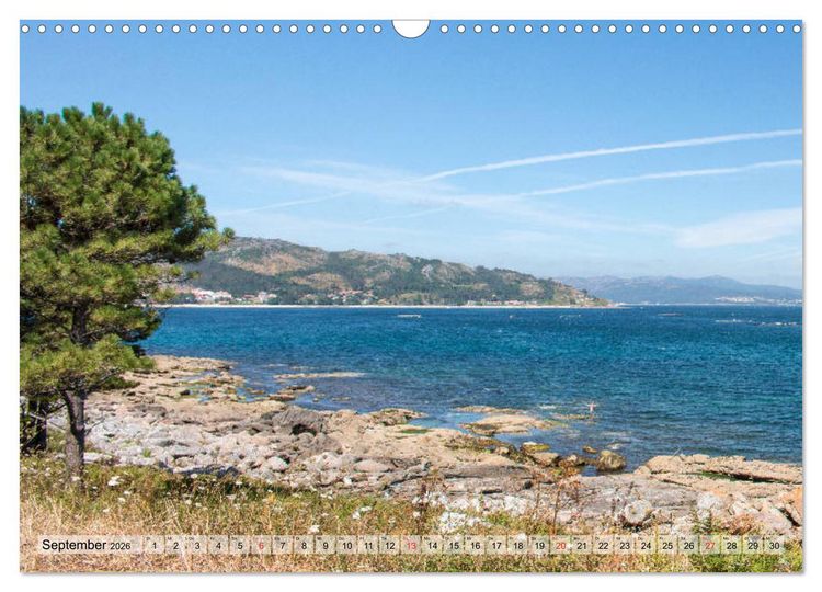 Produktbild: Nordspanien Galicien (Wandkalender 2026 DIN A3 quer), CALVENDO Monatskalender