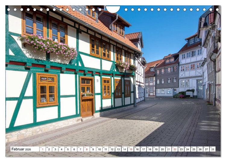 Produktbild: Wolfenb&uuml;ttel - Historisches Fachwerk (Wandkalender 2026 DIN A4 quer), CALVENDO Monatskalender