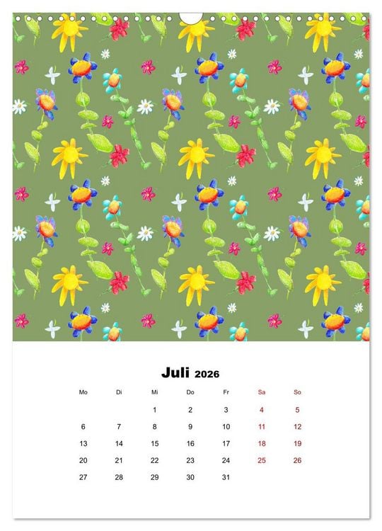 Produktbild: MUSTERMACKE (Wandkalender 2026 DIN A3 hoch), CALVENDO Monatskalender