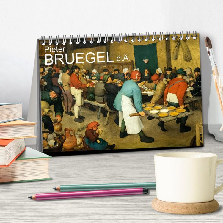 Produktbild: Pieter Bruegel d.&Auml;. (Tischkalender 2026 DIN A5 quer), CALVENDO Monatskalender