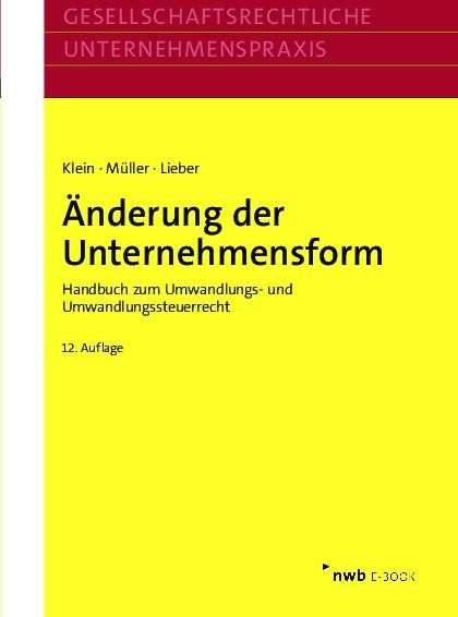 Produktbild: &Auml;nderung der Unternehmensform