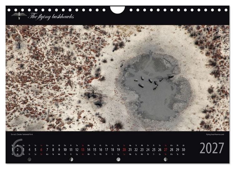Produktbild: Botswana Blickwinkel 2027 (Wandkalender 2027 DIN A4 quer), CALVENDO Monatskalender