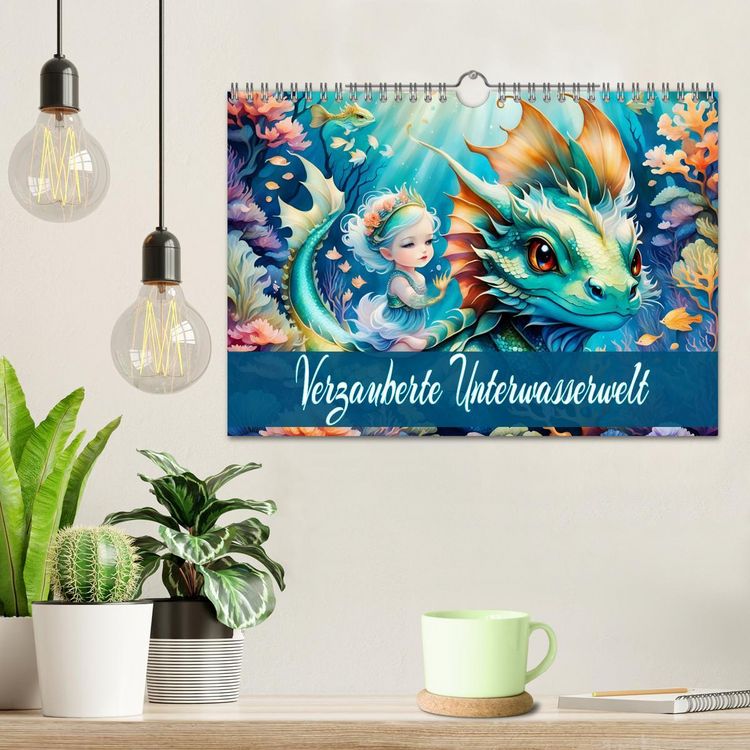 Produktbild: Verzauberte Unterwasserwelt (Wandkalender 2026 DIN A4 quer), CALVENDO Monatskalender