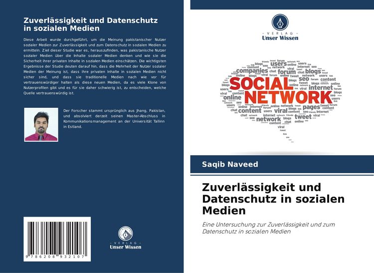 Produktbild: Zuverl&auml;ssigkeit und Datenschutz in sozialen Medien