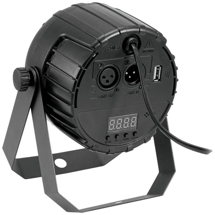 Produktbild: Eurolite PARty Spot Silent LED-PAR-Scheinwerfer Anzahl LEDs (Details): 12 5 W Schwarz