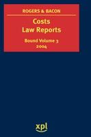 Produktbild: Costs Law Reports 2004