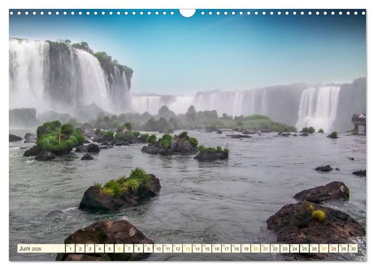 Produktbild: Iguazu Wasserf&auml;lle - S&uuml;damerika (Wandkalender 2026 DIN A3 quer), CALVENDO Monatskalender