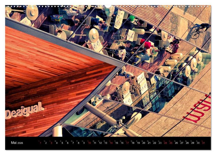 Produktbild: Barcelona - Stadtansichten (Wandkalender 2026 DIN A2 quer), CALVENDO Monatskalender