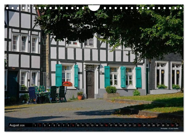 Produktbild: W&uuml;lfrather Bilderbogen 2026 (Wandkalender 2026 DIN A4 quer), CALVENDO Monatskalender