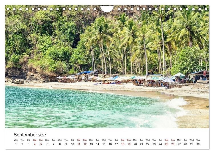 Produktbild: Tropical Vibes (Wall Calendar 2027 DIN A4 landscape), CALVENDO 12 Month Wall Calendar