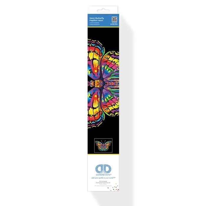 Produktbild: DIAMOND DOTZ - Diamond Painting Neon Schmetterling