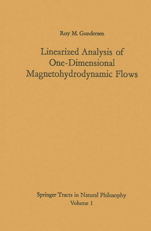 Produktbild: Linearized Analysis of One-Dimensional Magnetohydrodynamic Flows