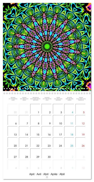 Produktbild: Invitation au voyage introspectif (Calendrier mural carr&eacute; 2026 30x30 cm) Calendrier double avec une page pour vos prises de notes