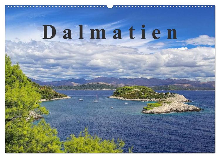 Produktbild: Dalmatien (Wandkalender 2026 DIN A2 quer), CALVENDO Monatskalender