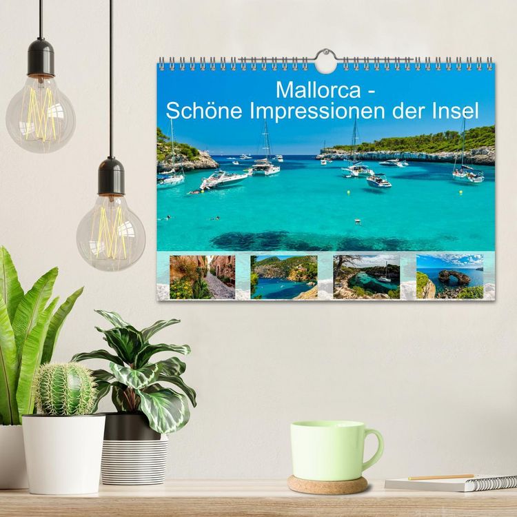 Produktbild: Mallorca - Sch&ouml;ne Impressionen der Insel (Wandkalender 2026 DIN A4 quer), CALVENDO Monatskalender