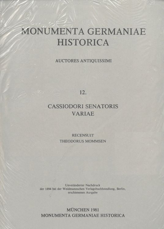 Produktbild: Cassiodori Senatoris Variae