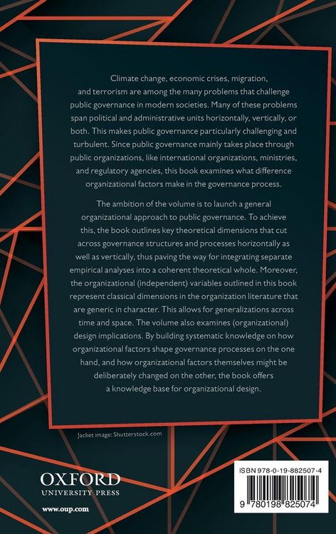 Produktbild: Organizational Approach to Public Governance