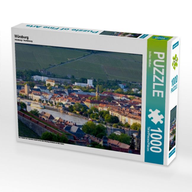 Produktbild: CALVENDO Puzzle W&uuml;rzburg | 1000 Teile Lege-Gr&ouml;&szlig;e 64x48cm Foto-Puzzle f&uuml;r gl&uuml;ckliche Stunden