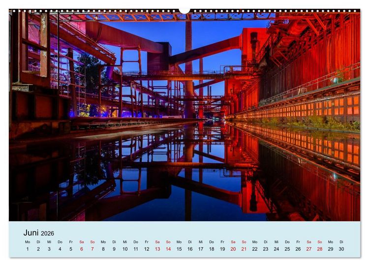 Produktbild: Ruhrnights (Wandkalender 2026 DIN A2 quer), CALVENDO Monatskalender