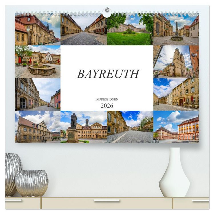 Produktbild: Bayreuth Impressionen (hochwertiger Premium Wandkalender 2026 DIN A2 quer), Kunstdruck in Hochglanz