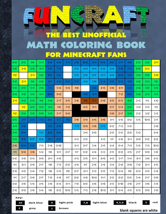 Produktbild: Funcraft - The best unofficial Math Coloring Book for Minecraft Fans