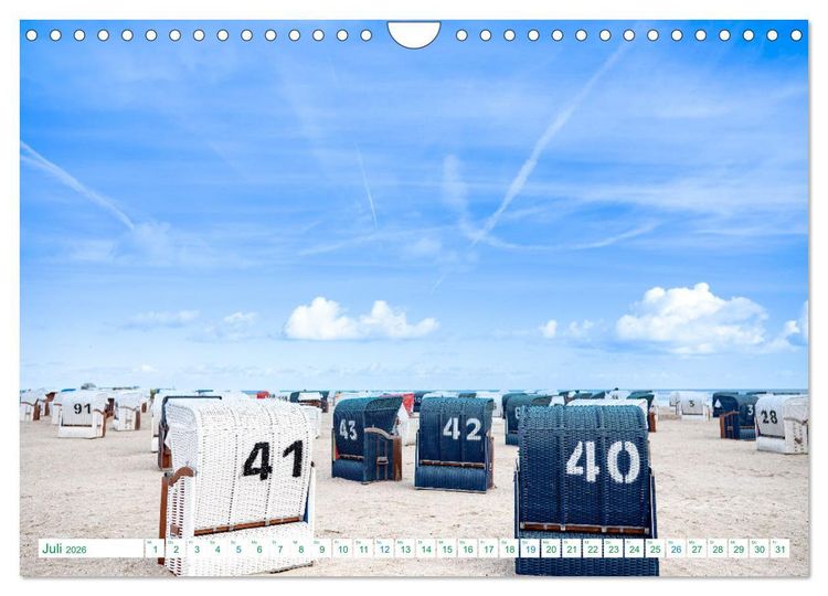 Produktbild: Schillig und Horumersiel - Im Wangerland unterwegs (Wandkalender 2026 DIN A4 quer), CALVENDO Monatskalender