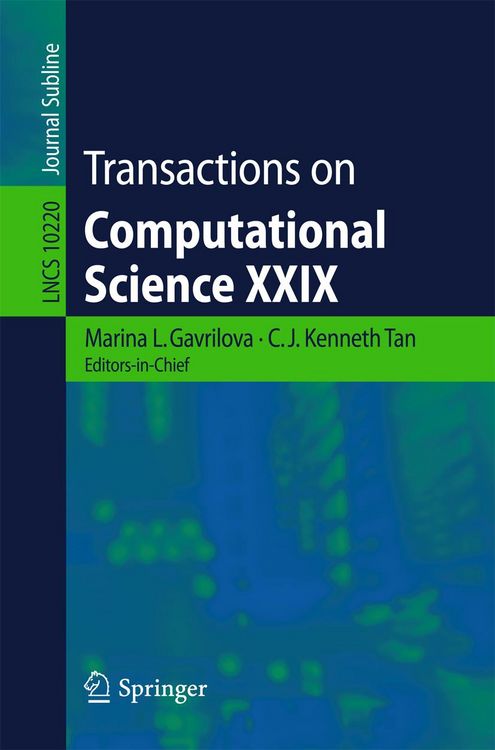 Produktbild: Transactions on Computational Science XXIX