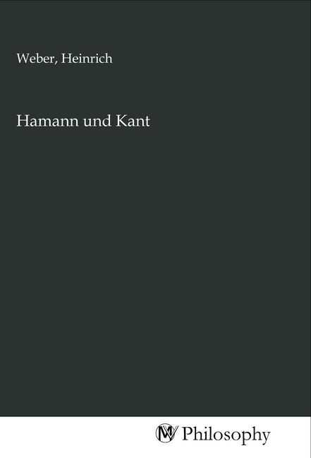 Produktbild: Hamann und Kant