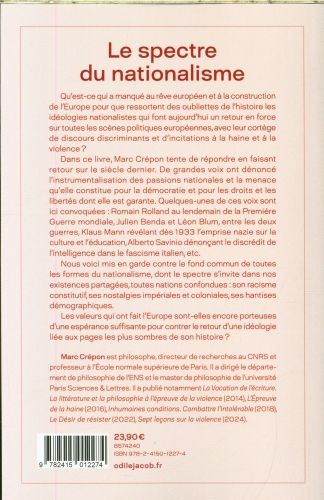 Produktbild: Le spectre du nationalisme