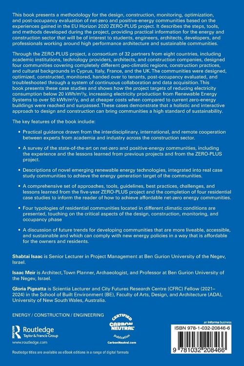 Produktbild: Net-Zero and Positive Energy Communities