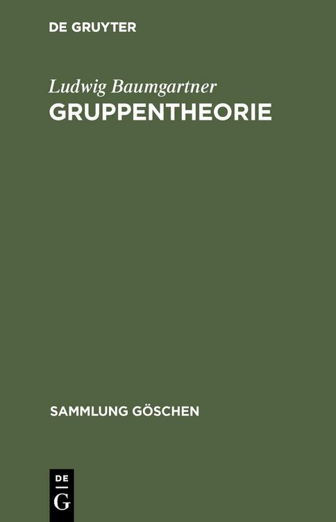 Produktbild: Gruppentheorie