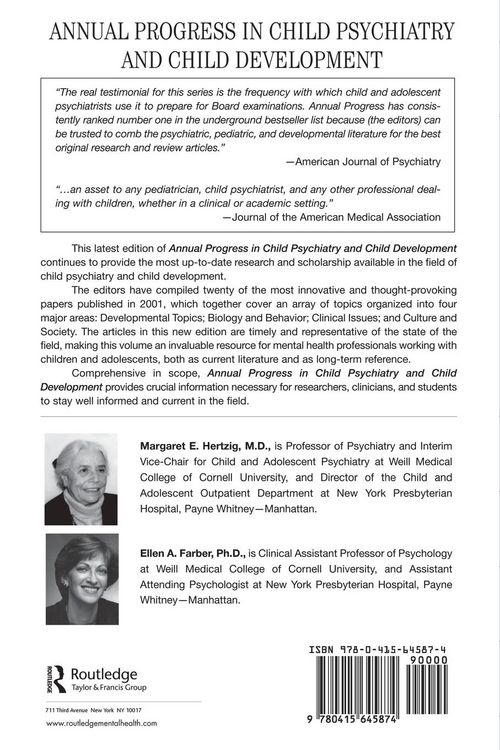 Produktbild: Annual Progress in Child Psychiatry and Child Development 2002