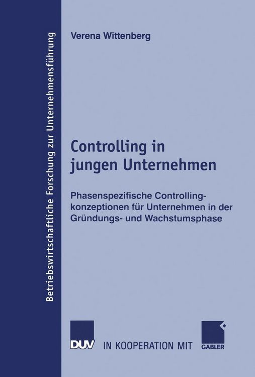 Produktbild: Controlling in jungen Unternehmen