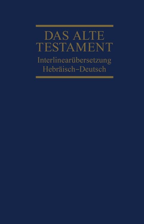 Produktbild: Interlinear&uuml;bersetzung Altes Testament, hebr.-dt., Band 1