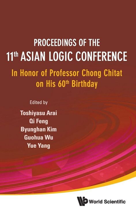 Produktbild: PROC OF THE 11TH ASIAN LOGIC CONF