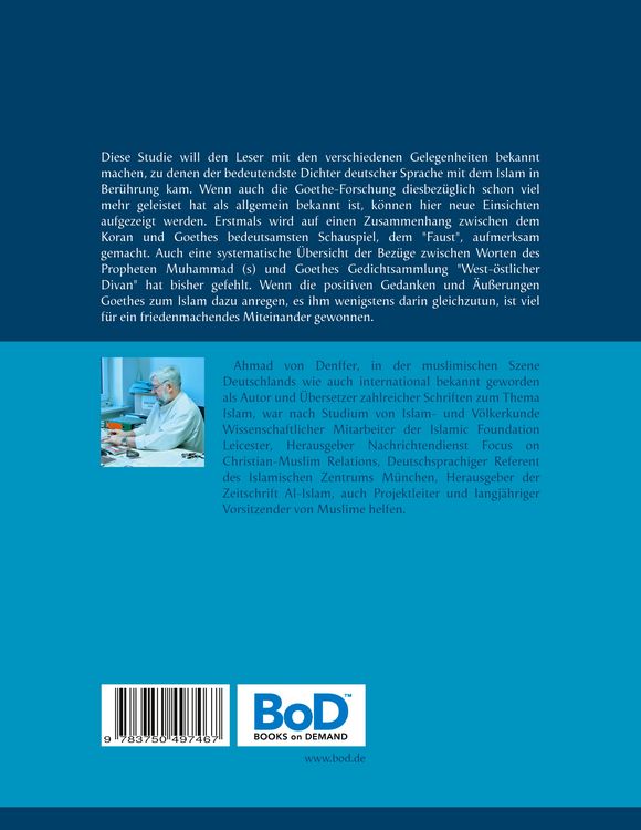 Produktbild: Der Islam und Goethe