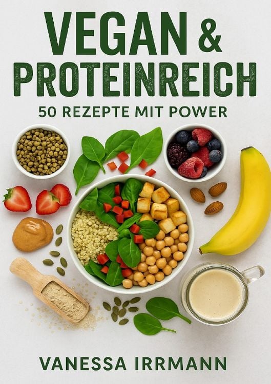 Produktbild: Vegan &amp; Proteinreich &ndash; 50 Rezepte mit Power