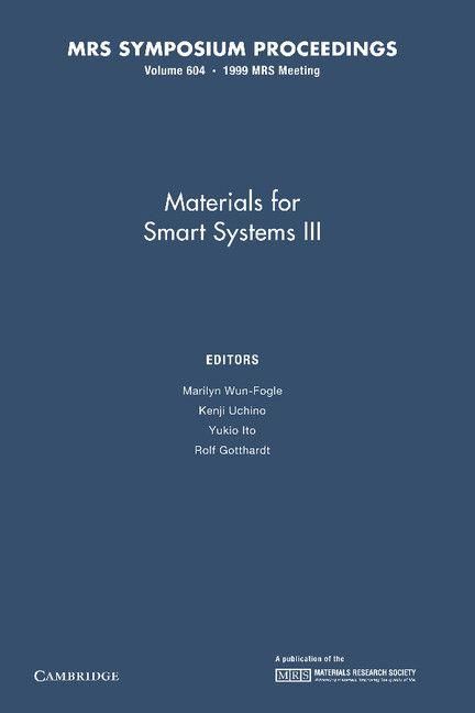 Produktbild: Materials for Smart Systems III
