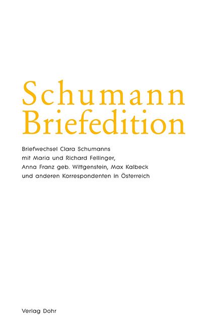 Produktbild: Schumann-Briefedition / Schumann-Briefedition II.4
