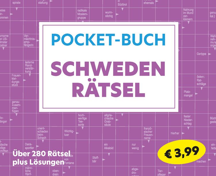 Produktbild: Pocket-Buch Schwedenr&auml;tsel Band 4