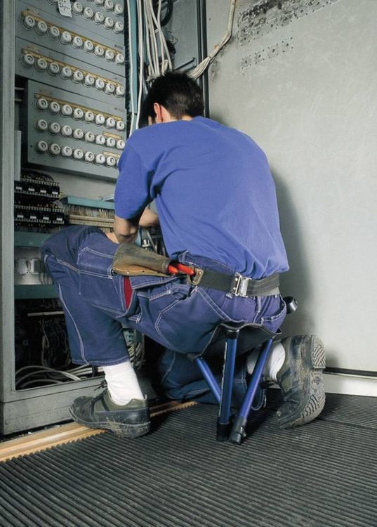 Produktbild: Walkstool Comfort XL Klapphocker Schwarz, Silber 63547 Belastbarkeit (Gewicht) (max.) 225 kg