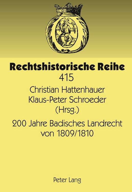 Produktbild: 200 Jahre Badisches Landrecht von 1809/1810