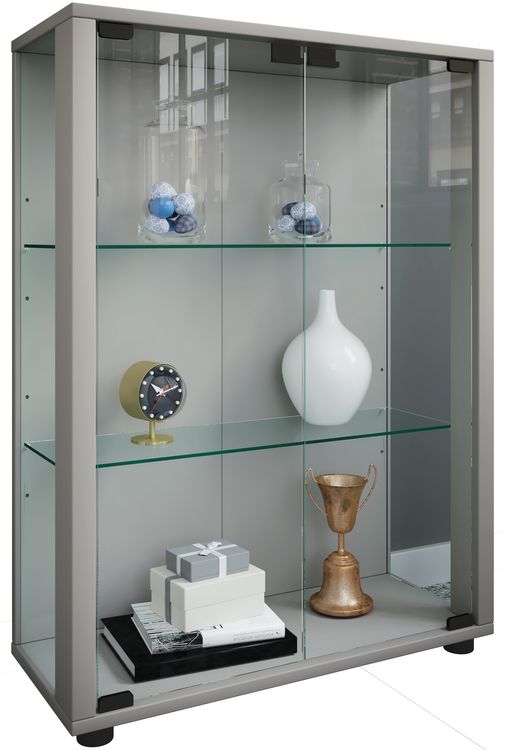Produktbild: Holz Glas Stand Vitrine Sammelvitrine Sintalo