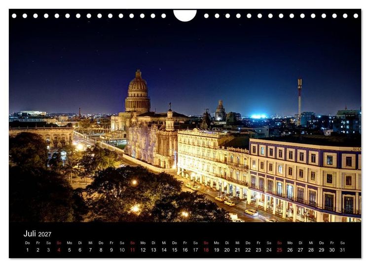 Produktbild: Havanna - Ansichten einer bemerkenswerten Stadt (Wandkalender 2027 DIN A4 quer), CALVENDO Monatskalender